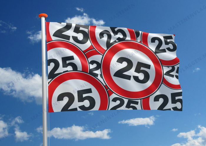 Verjaardagsvlag 25