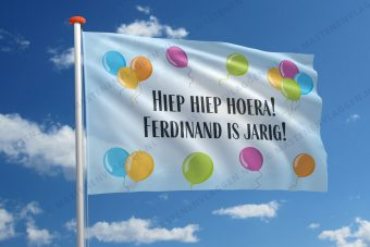 Verjaardagsvlag: Hiep hiep hoera!