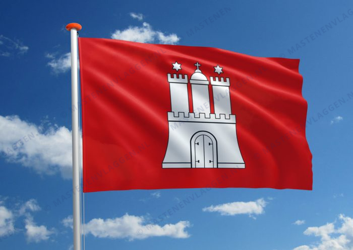 Vlag Hamburg