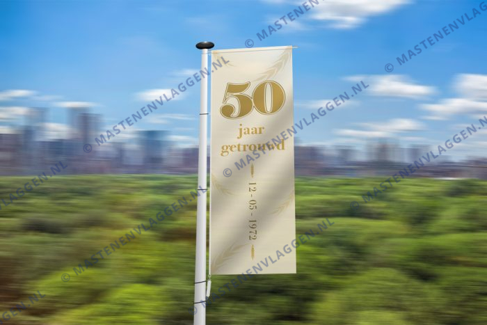 Banier 50 jarig huwelijk