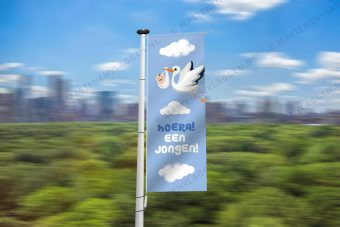 Banier Geboorte jongen