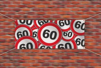 Verjaardagsspandoek 60