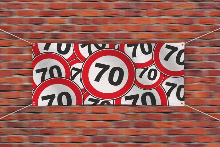 Verjaardagsspandoek 70