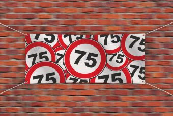 Verjaardagsspandoek 75