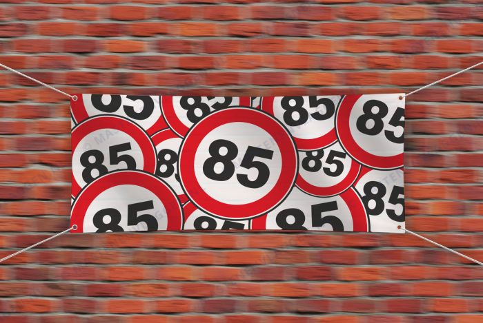 Verjaardagsspandoek 85