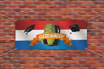 Geslaagd spandoek