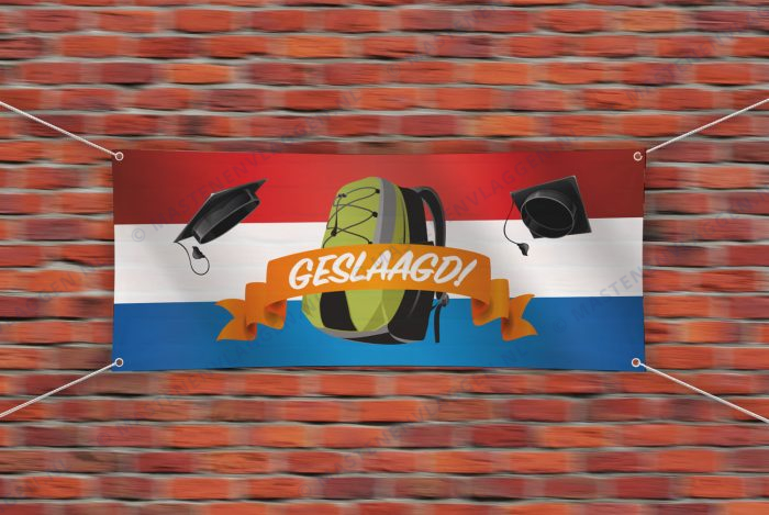 Geslaagd spandoek