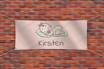 Geboorte spandoek