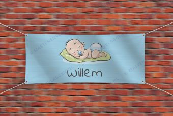 Geboorte spandoek