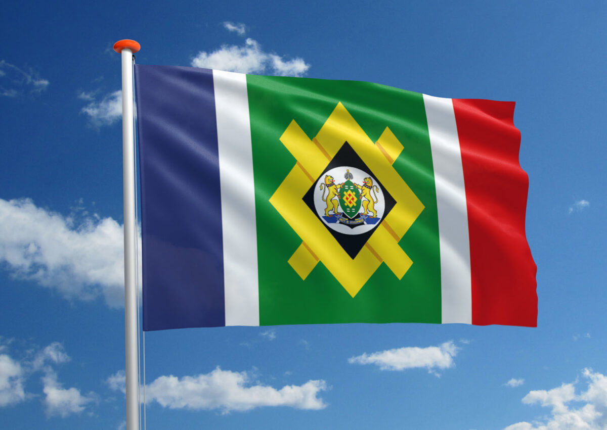Vlag Johannesburg Bestel bij MastenenVlaggen.nl