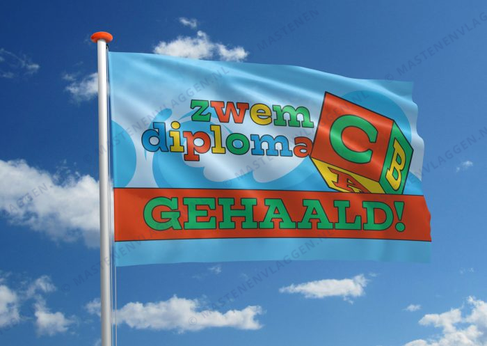 Zwemdiploma C vlag