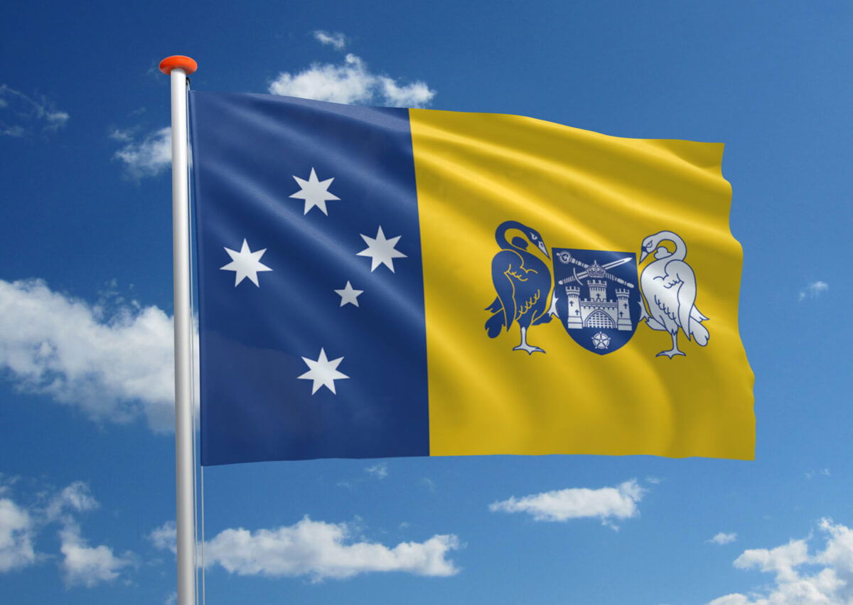 Vlag Canberra Bestel bij MastenenVlaggen.nl