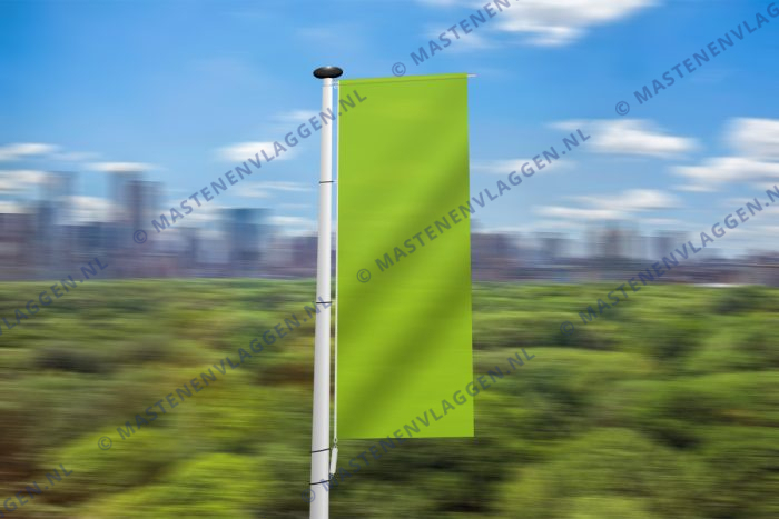Lichtgroene banier