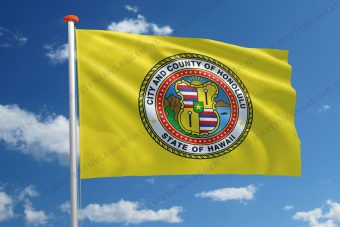 Streekvlag Honolulu