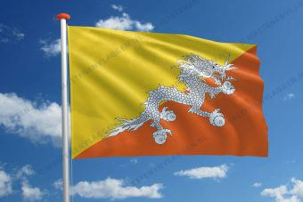 Vlag Bhutan