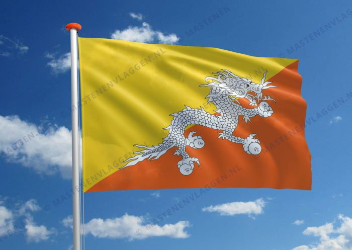 Vlag Bhutan