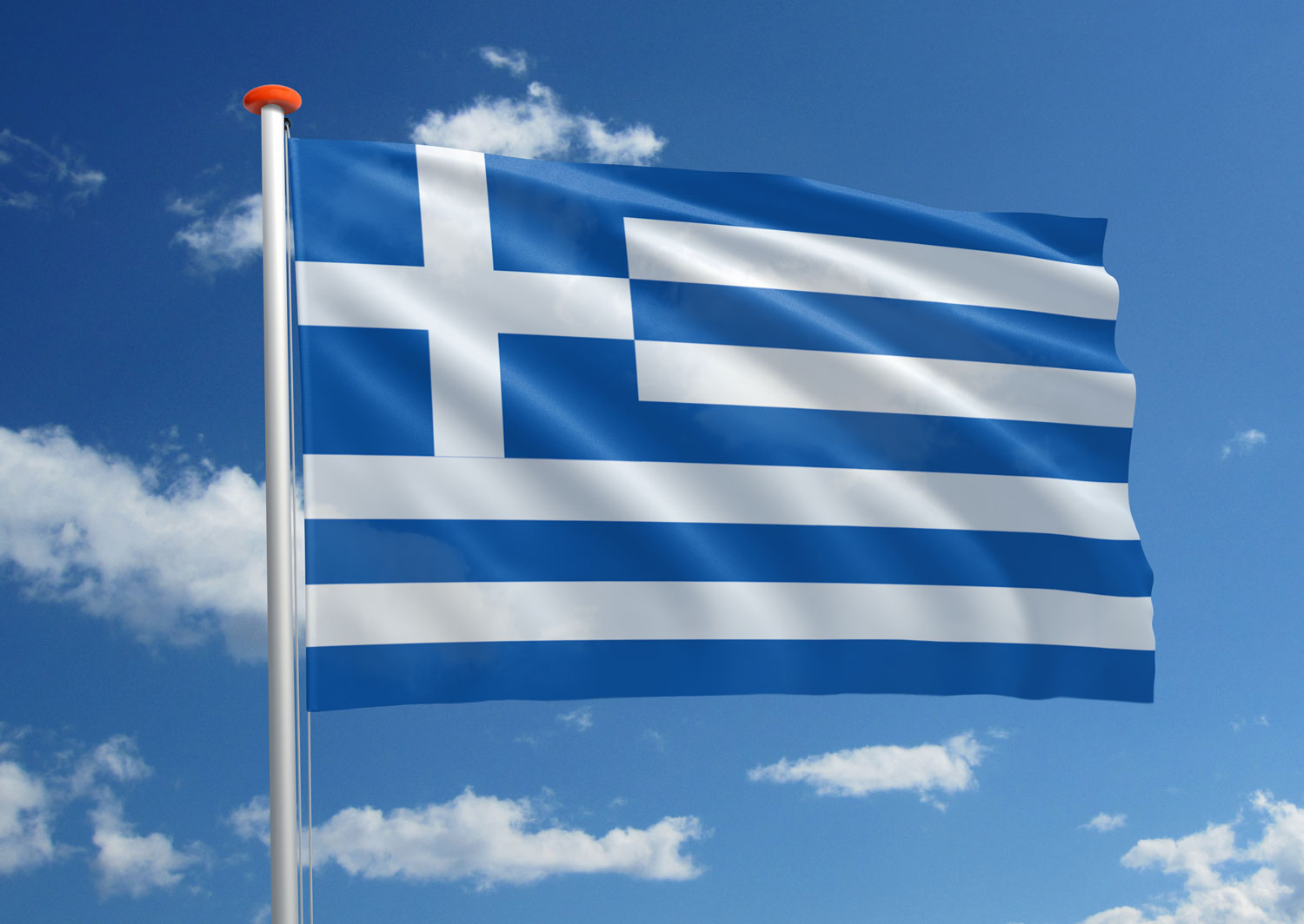 Sovjet levering aan huis Aanvulling Vlag Griekenland | Bestel uw Griekse vlag bij MastenenVlaggen.nl