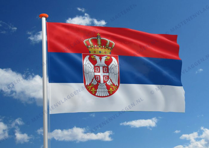 Vlag Servië