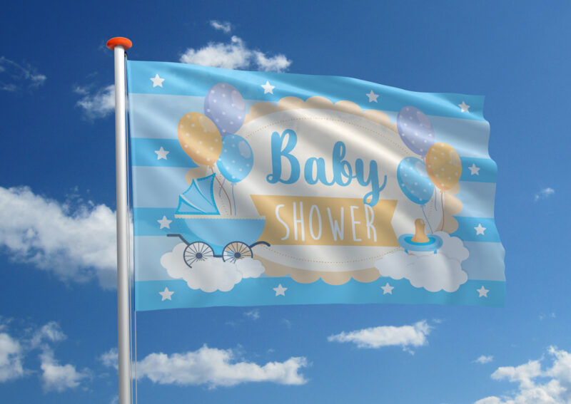 Baby Shower vlag