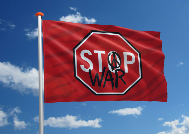 Themavlag Stop War