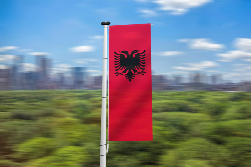 Albanese banier