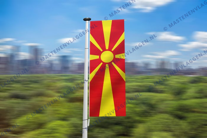 Noord-Macedonische banier