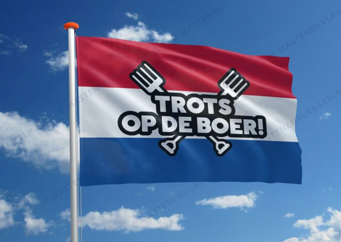 Vlag Trots op de boer