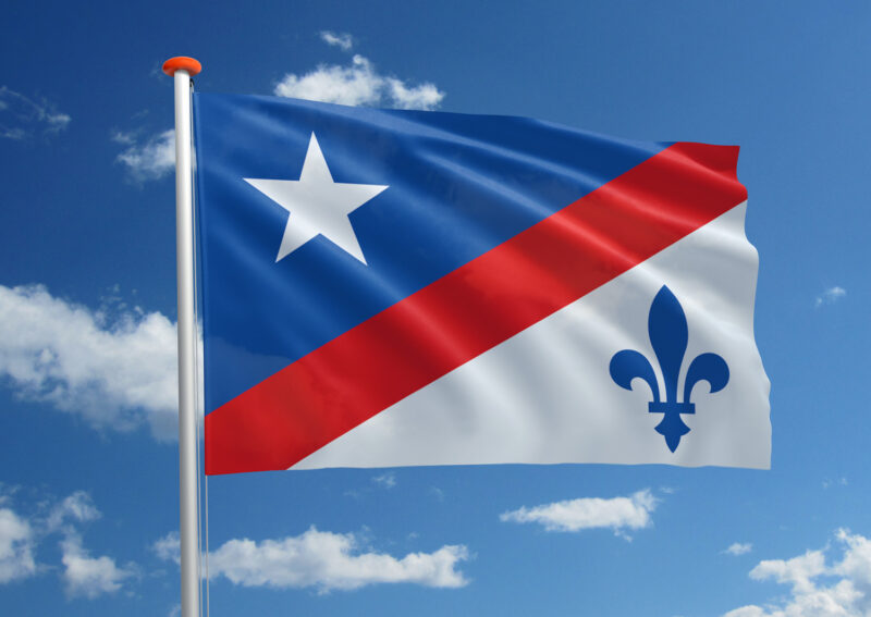Franco-Amerikaanse vlag