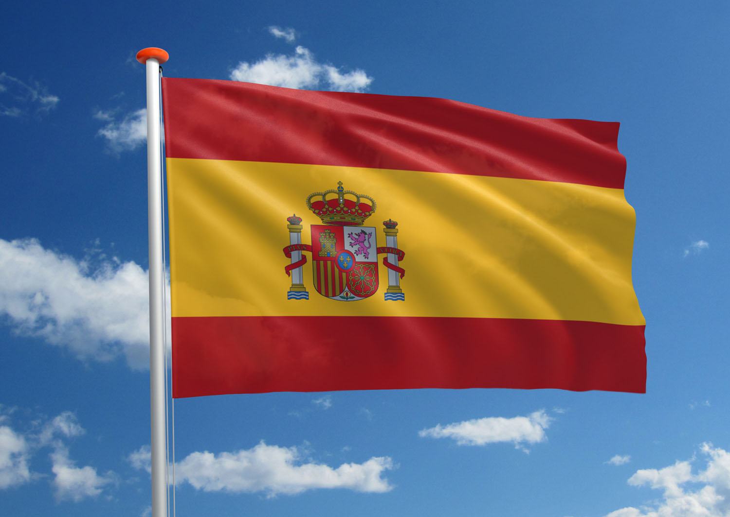 kalkoen dik echo Vlag Spanje | Bestel uw Spaanse vlag bij MastenenVlaggen.nl