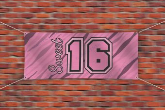 Verjaardagsspandoek Sweet 16