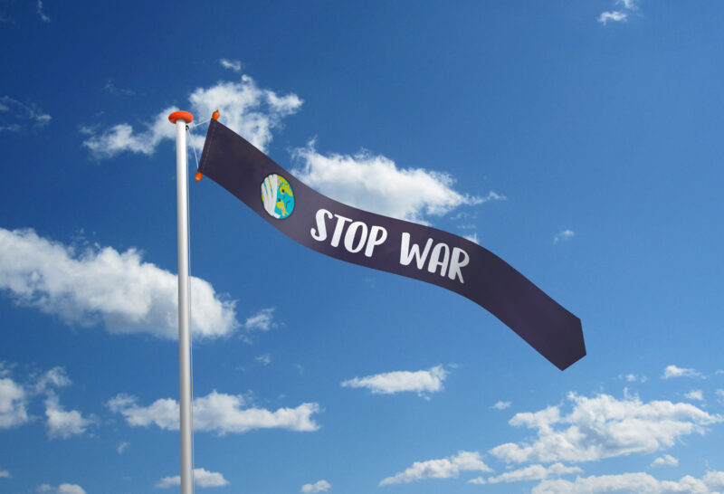 Wimpel Stop War