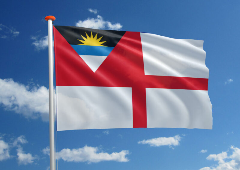 Marinevlag Antigua en Barbuda