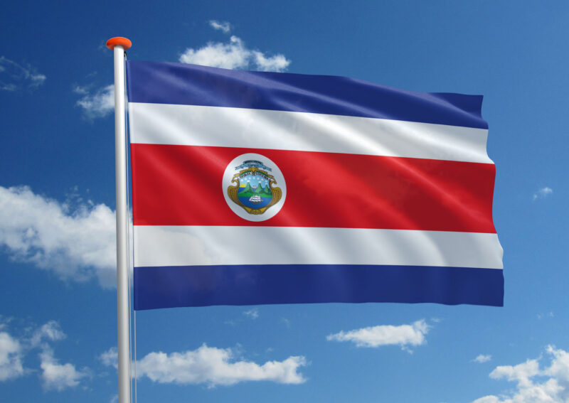 Marinevlag Costa Rica