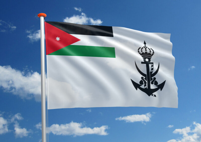 Marinevlag Jordanië
