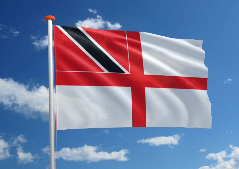 Marinevlag Trinidad en Tobago