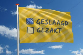 Geslaagdvlag: Geslaagd - Gezakt