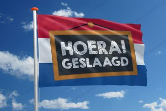 Vlag Geslaagd Schoolbord