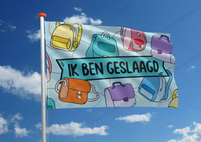 Geslaagdvlag: Ik ben geslaagd