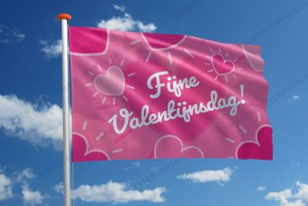 Valentijnsvlag Fijne Valentijnsdag!