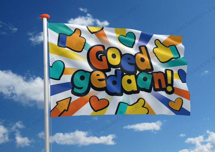 Compliment Vlag Goed gedaan