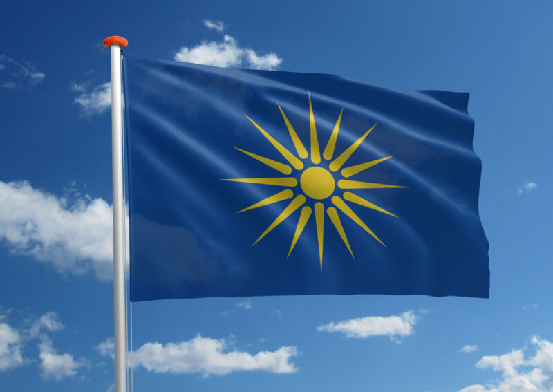 Macedonische Grieken vlag
