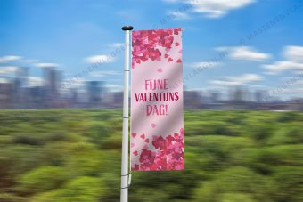 Valentijnsdag banier