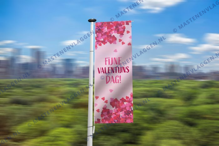 Valentijnsdag banier