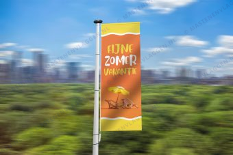 Zomervakantie banier