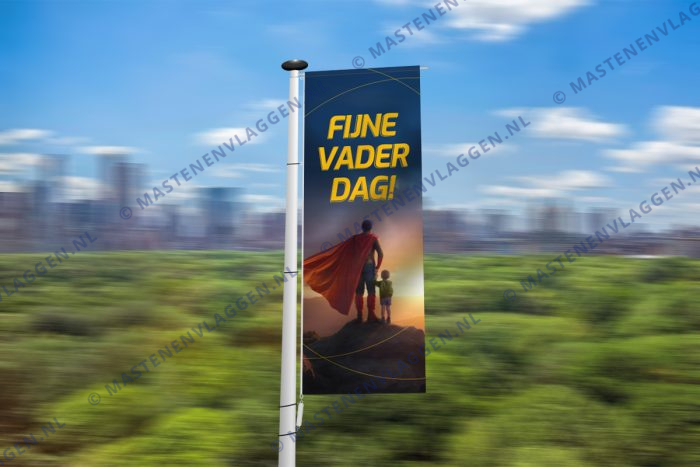 Banier Vaderdag Superheld