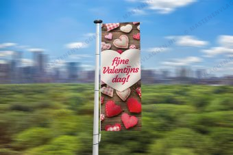 Banier Valentijnsdag