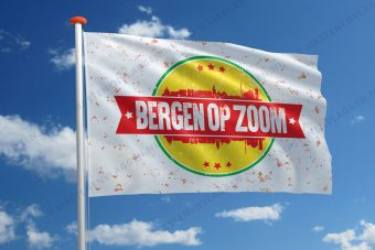 Themavlag stempel Bergen op Zoom