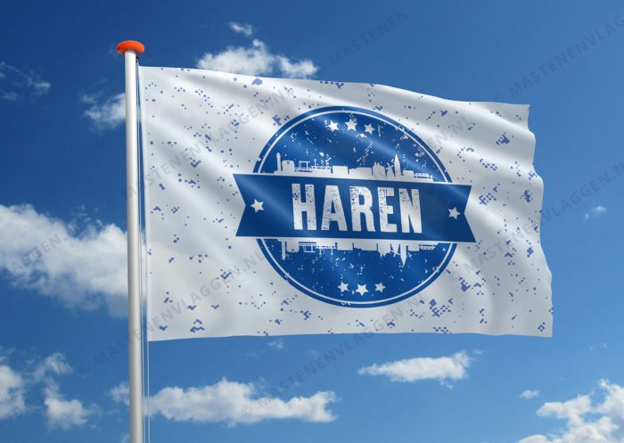 Themavlag stempel Haren