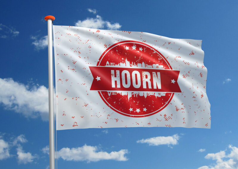 Themavlag stempel Hoorn