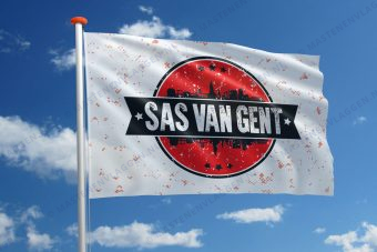 Themavlag stempel Sas van Gent